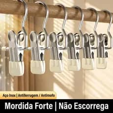 Ganchos de armazenamento multifuncional portátil Gancho sem costura Gancho à prova de vento Gancho