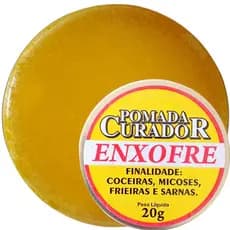 Kit C/ 02-pomada Enxofre Curadermy Lata 20g