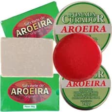 Kit Aroeira 05 peças (Sabonete Barra+ Pomada Curedermy)