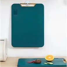 Materiais não metálicos,Tábua De Corte Antibacteriana À Prova De Mofo 38/32.5Com Suporte Em Pé Para Cozinha,Material: pe
