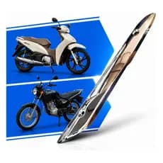 Protetor Para Escapamento Biz125 Polimet Estralador Lata Cg 160 Premium