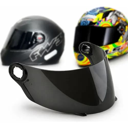 Viseira Capacete Fume Fw3 Gt Fechado Ls2 Ff358 Ff396 Fumê