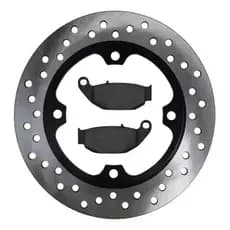 Disco Freio Traseiro + Pastilha Honda Nxr Bros 160 Xre 190
