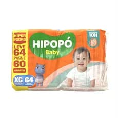 FRALDA XG C/64 HIPOPÓ BABY HIPER