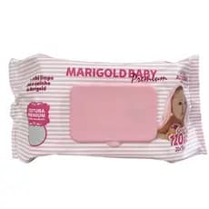 TOALHA UMEDECIDAS C/120 MARIGOLD BABY PREMIUM ROSA