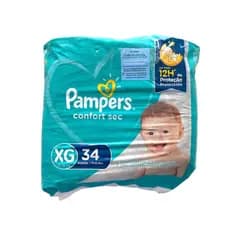 FRALDA XG C/34 PAMPERS CONFORT SEC