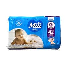 FRALDA G C/42 MILI BABY AZUL