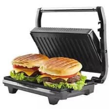 Grill e Sanduicheira Elétrica Britânia Press Inox Antiaderente Churrasqueira BGR27I