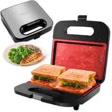 Grill e Sanduicheira Redstone 2 em 1 Britânia Chapa Inox BGR16 Multifunções Churrasqueira Grelha