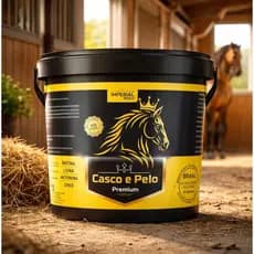 Casco e Pelo Premium 1kg Imperial Nutri Suplemento para Equinos, Cavalos, Potros, Éguas.