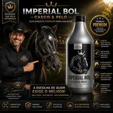 Imperial Bol 1 Litro Suplemento Para Casco E Pelo Cavalos, Potros e Pôneis( KERABOL )