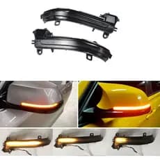 Seta Fumê Retrovisor luz sequencial BMW Série 1 2 3 4 X1 M F20 F30 F34 F36 E84 F87 i3