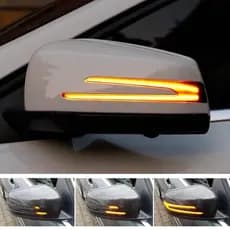 Seta Fumê Retrovisor luz sequencial Mercedes Benz Classe A B C CLA CLS E GLA GLB GLC GLK AMG S OEM A1569069400