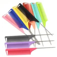 1/2/3/5 Pentes com Separador de Mechas cabo de ferro trança Com Precisão Cores Aleatórias