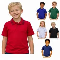 Camisa Polo De menino Lançamento Premium Verão Estiloso Roupa Juvenil Veste Do 2 ao 14 anos