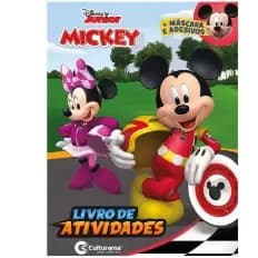 Mickey - Livro De Atividades Com Máscara e Mais de 130 Adesivos