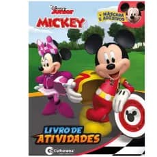 Mickey - Livro De Atividades Com Máscara e Mais de 130 Adesivos