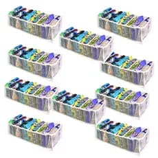 10 Colmeia Organizadora de Guarda Roupa gavetas 10x15x35cm (M)-organizalux