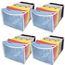 kit 4 Colmeia Organizadora de Calças Jeans/Bermudas/Toalhas de banho 20x25x40cm (JEANS)-ORGANIZALUX