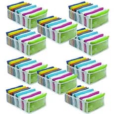 10 Colmeia Organizadora de guarda roupa para Camisetas/Roupas (G) 10x25x35cm - ORGANIZALUX
