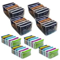 Kit 8 Colmeia Organizadora de Gavetas cara camisetas e calça jeans - 4 G / 4 GG JEANS - ORGANIZALUX