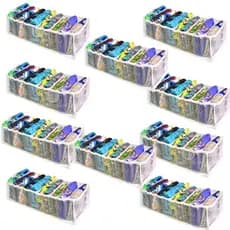 Kit 10 Colmeia Organizadora de Gavetas cuecas/sungas/Bebê 10x15x35cm (M)-ORGANIZALUX