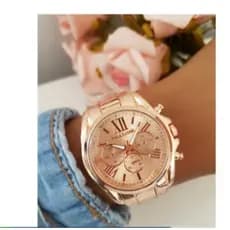 Relógio Feminino Pallyjane A Prova D' Agua Rose Dourado Prata Várias Cores 2342