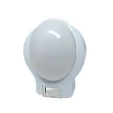 Lâmpada Luminária De Tomada Luz Noturna Bivolt  Interruptor