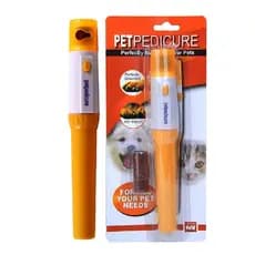 Lixador De Unhas Pet Com 3 Lixas A Pilhas Cachorro Gato Animal De Estimação