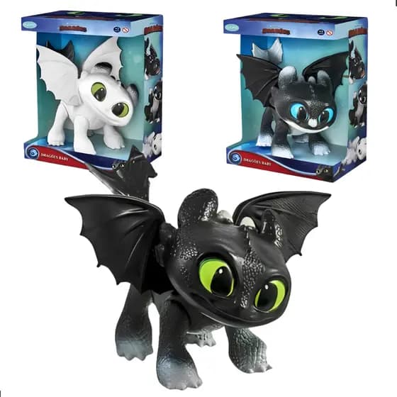 Boneco Dragão Filme Como Treinar Seu Dragão Brinquedo Infantil Material Macio Coleção Não Cheira