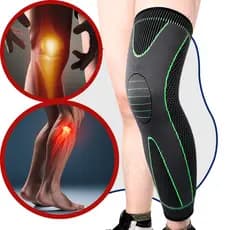 Joelheira De Alta Compressão Para Dor No Joelho Circulação Suporte Articular Lesões Inflamações