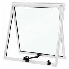 Vitro de Aluminio Maxim Ar Aluminio 1f Branco Janela de Banheiro/Lavabo/lavanderia