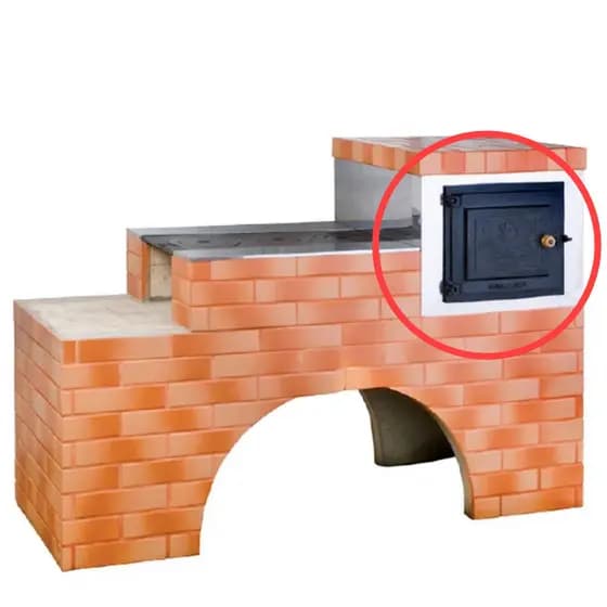 Porta Do Cinzeiro Em Alumínio Para Fogão A Lenha Area De Churrasco Fundido
