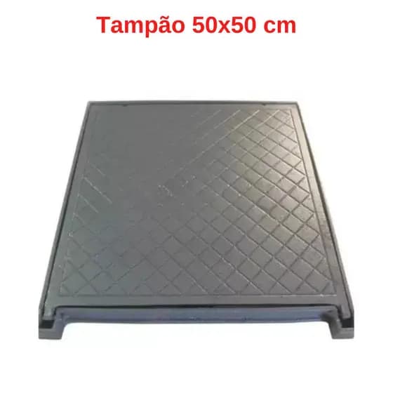 Tampão De Ferro Fundido  50x50 Cm Articulado