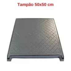 Tampão De Ferro Fundido  50x50 Cm Articulado