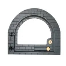 Porta De Forno Com Tampa De Vidro De Pizza Tijolinho