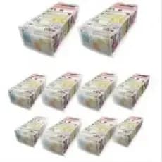 Kit com 10 Colmeias Organizadoras de Gavetas com 9 Divisórias tamanho P – PVC e TNT – 40x14x10cm