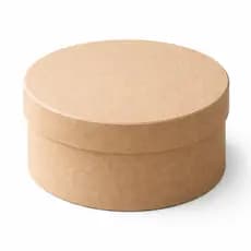 Caixa Redonda Papel Paraná 18cm – Tampa 18,5cm – Desmontada – Kit 5 a 12 Unidades