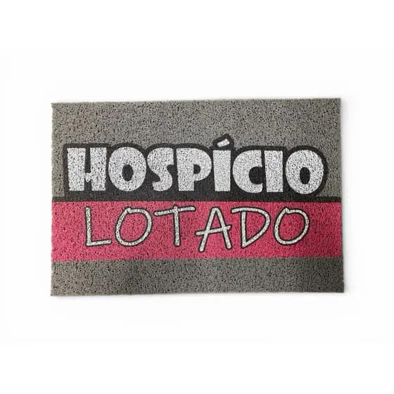 Capacho Personalizado 60x40cm | Tapete de Entrada Porta | Nome, Frases ou Logo | Antiderrapante lavável