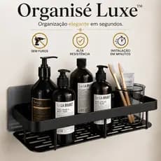 Suporte Shampoo Organizador Prateleira Adesivo Sem Furo Parede Banheiro Cozinha Alta Resistência