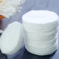 Kits Algodão Cotton Line em disco para Limpeza Facial Maquiagem Super Macio