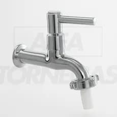 Torneira Tanque Jardim Máquina de Lavar Parede Cromada Abs 1/4 de Volta