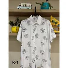 floral camisa havaiana praia verão masculino manga curta de botão tecido viscose