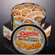 👑 DANISA Original Butter Cookies 🇩🇰 | Biscoito Dinamarquês Premium | Sabor Manteiga | Lata Luxo 454g
