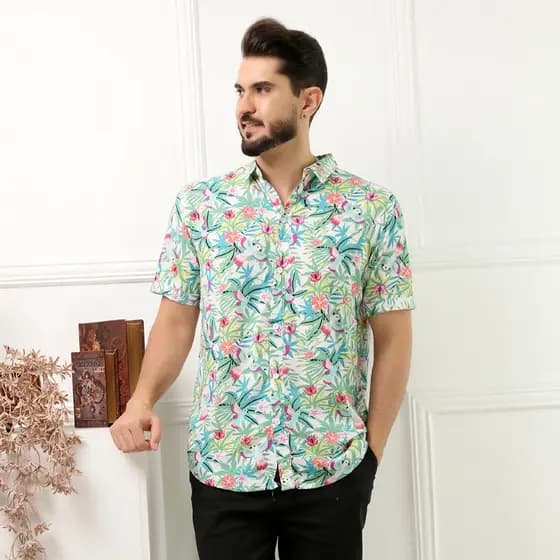 CAMISA FLORIDA MASCULINA IMPORTADO