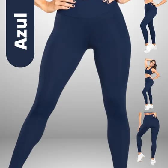 Calça Legging Plus Size Feminina Suplex Cintura Alta Academia Treino Caminhada Corrida