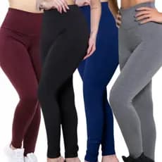 Calça Legging Flanelada Peluciada Inverno Legging Grossa Calça Com Forro Leg Quentinha