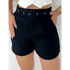SHORT TECIDO  ALFAIATARIA LISO