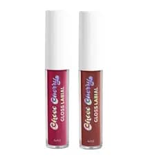 Lip Gloss Labial Choco Cherry Dailus Tom Nude e Vermelho Kit Escolha sua cor