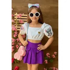 conjunto infantil meninas/conjunto de festa/conjunto de luxo/conjunto de tecido/conjunto menina 4 6 8 anos